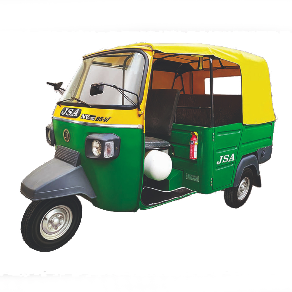 JSA NV CNG Passenger Auto Rickshaw Price 2023 Specifications, Images
